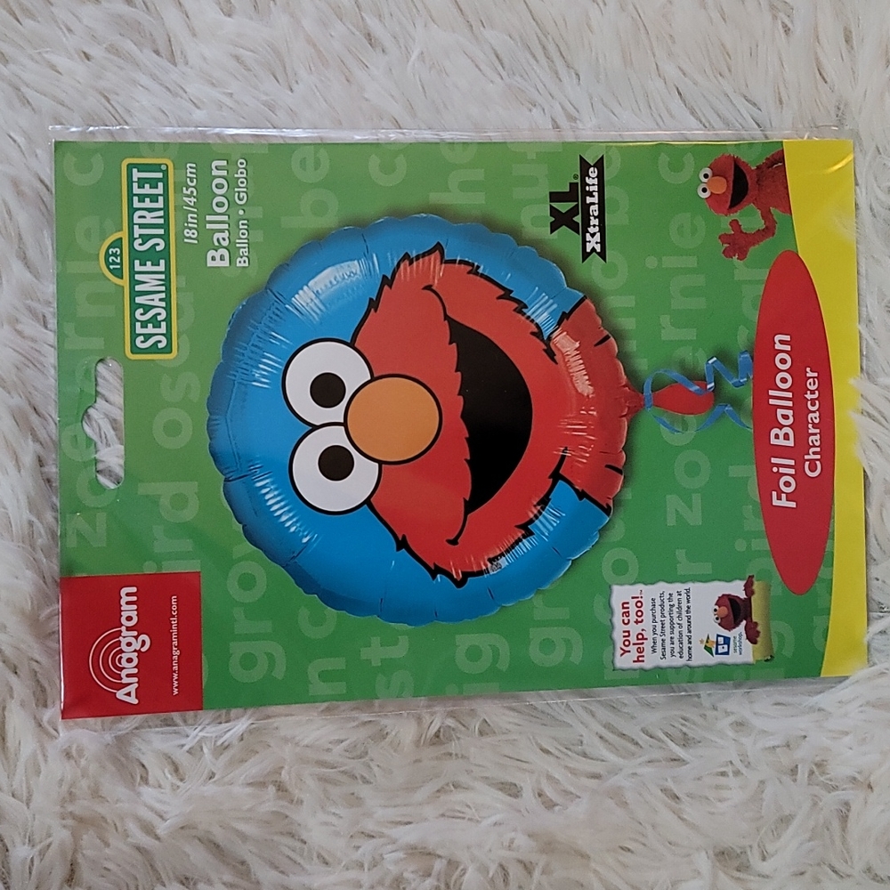 Elmo, Ballon, Foil Ballon